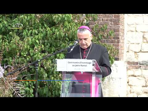 Discours de Mgr Lebrun en hommage au père Jacques Hamel