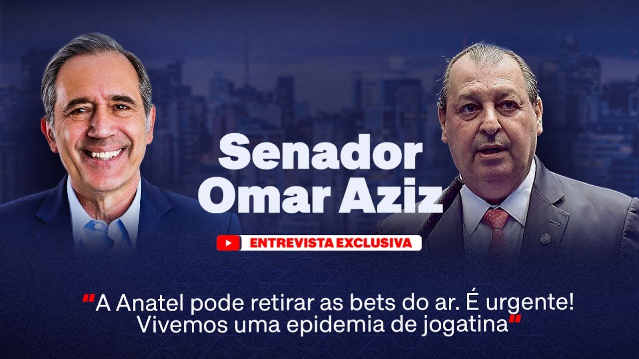 Senador Omar Aziz: A Anatel pode retirar as bets do ar. É urgente! Vivemos uma epidemia de jogatina
