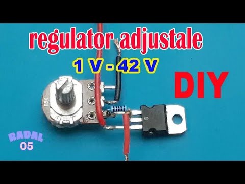 Cara membuat regulator adjustable 1.1V to 42V Simple voltage regulator