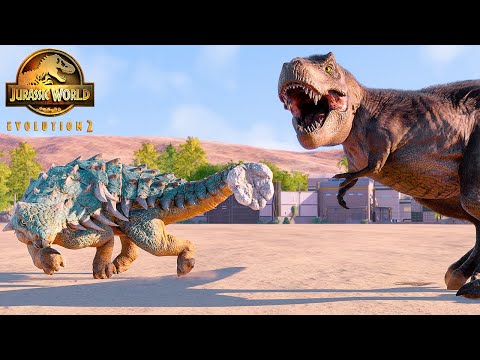 Animations of Powerful Bumpy the Ankylosaurus Killing All Dinosaurs 🦖 Jurassic World Evolution 2