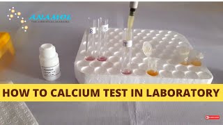How To Calcium Test In Laboratory o-CPC Method