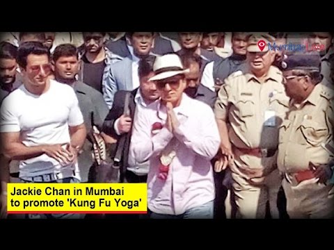Jackie Chan in Mumbai to promote 'Kung Fu Yoga'