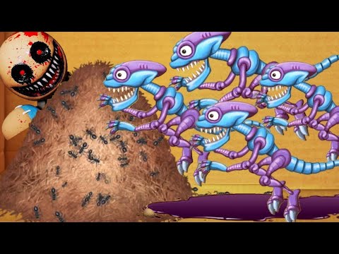 Horror Anthill vs Aliens Monster