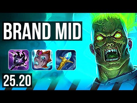 BRAND vs VEIGAR (MID) | EUW Master | 25.20