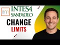 How To Change Operating Limits With Intesa Sanpaolo Mobile