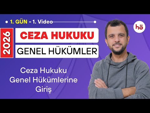 1) Ceza Hukuku KAMPI - Ceza Hukuku Genel Hükümlerine Giriş - Murat AKSEL