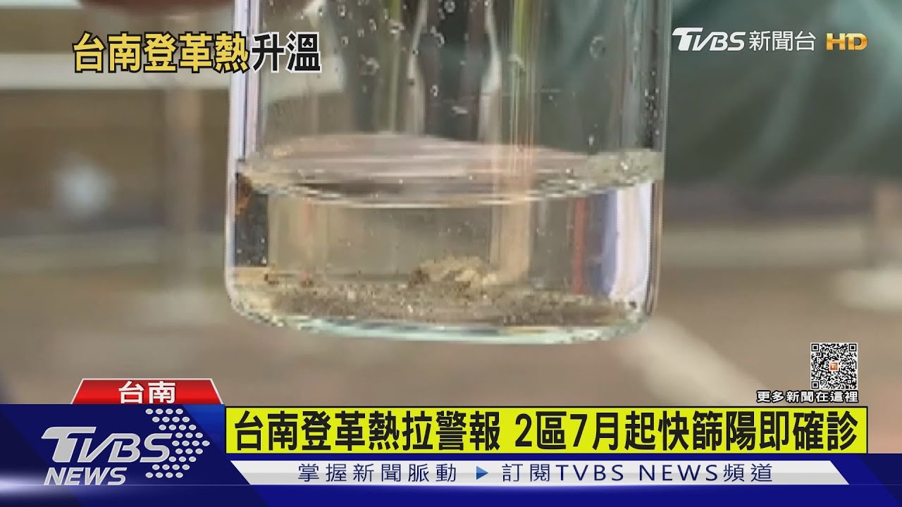 台南登革熱拉警報 仁德、東區7月起快篩陽即確診