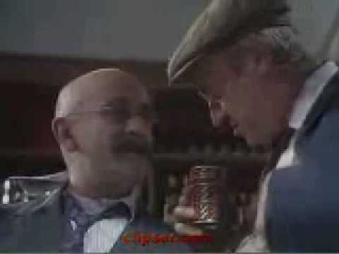 Alf is drunk on a train!