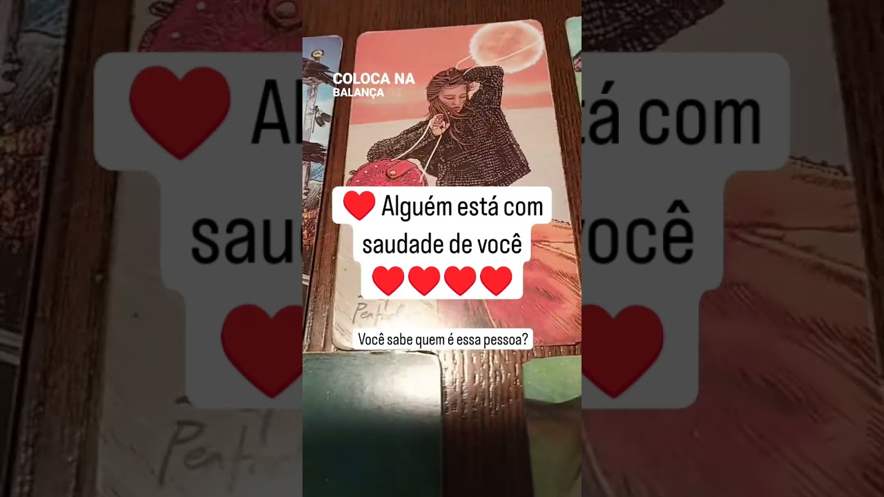 ❤️ Alguém está com saudade de você #shorts