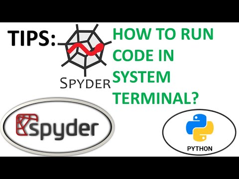 Spyder Python Run Code In System Terminal Python How To Use Spyder Python