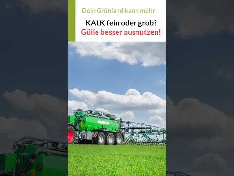 Gülle besser ausnutzen: Welcher Kalk ist am besten? #grünland