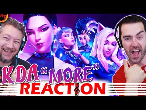 K DA - ''MORE'' REACTION! League Of Legends ( LoL )