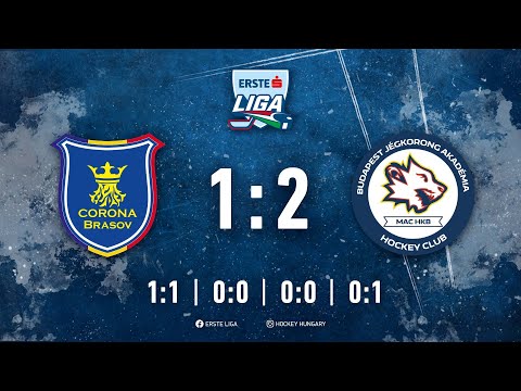 Gólösszefoglaló EL 90 - Corona Brasov - Budapest Jégkorong Akadémia HC 1-2 20221128