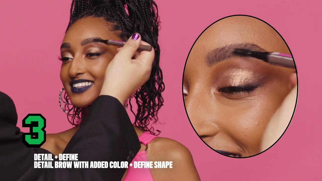 THICK AND ARCHED BROWS WITH ZERO TO BROW