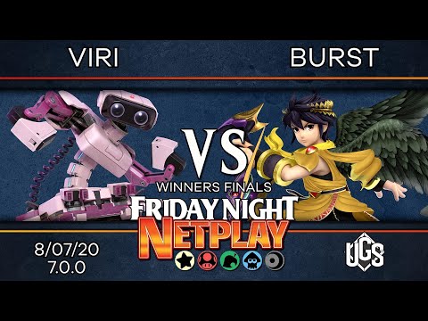 Friday Night Netplay #15 - Winners Finals - Viri(ROB) Vs. Burst(Dark Pit)