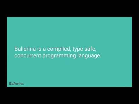 Intro to Ballerina: a cloud native programming language
