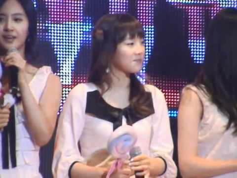 [Fancam] 080308 Taeyeon SNSD - talk