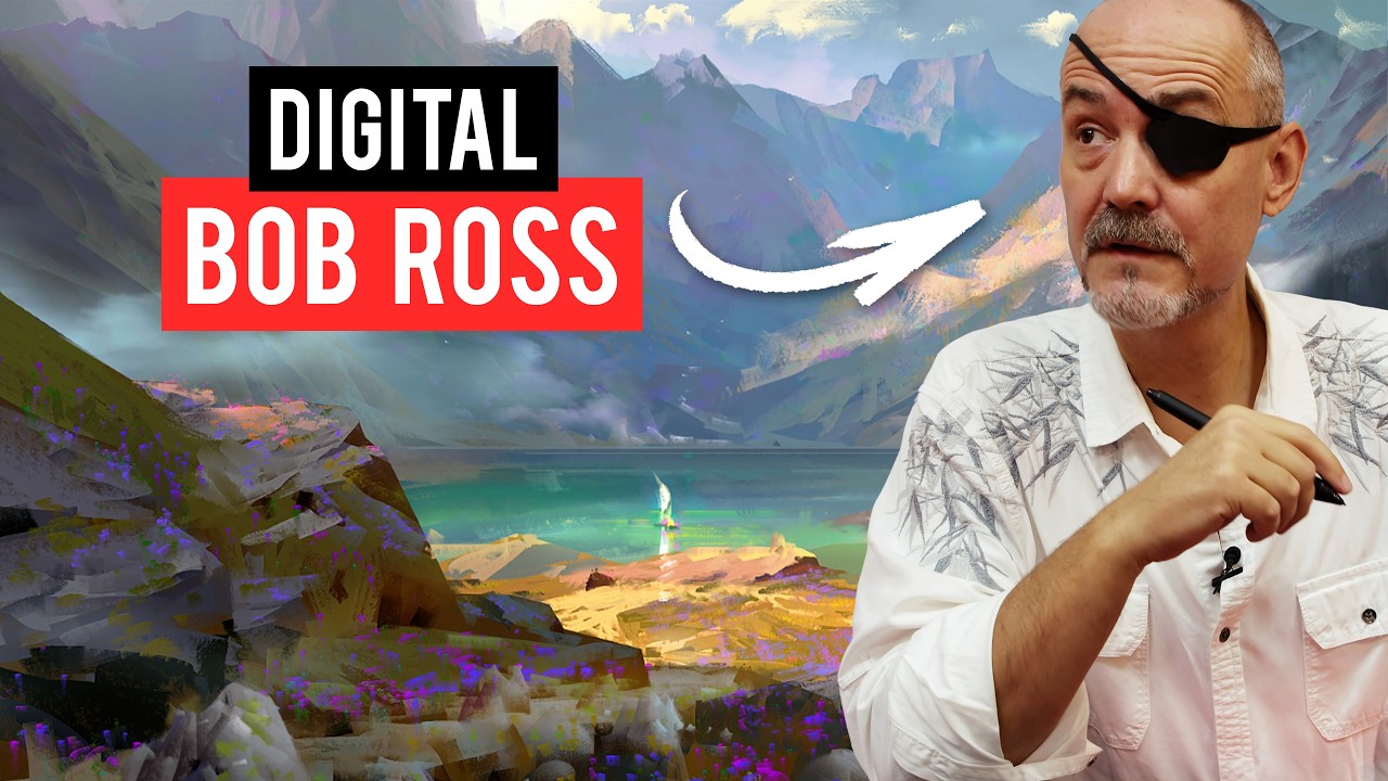 The Bob Ross Guide to Digital Landscape Painting