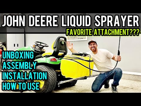 John Deere sprayer attachment for riding mowers: this thing rocks!