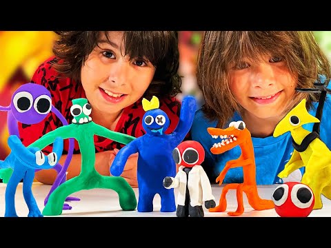 TODAS las FIGURAS de Plastilina de RAINBOW FRIENDS!!