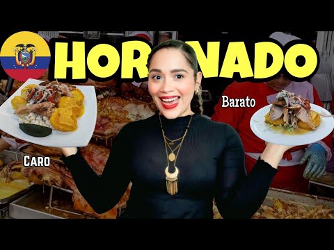 🍴Pobando CHEAP HORNADO vs EXPENSIVE HORNADO in ECUADOR🐖🇪🇨 The difference surprised me!‎@AlinelReyes