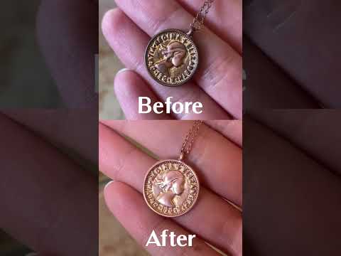 How To Clean Tarnished Jewelry #shorts