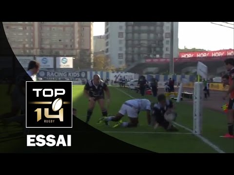 TOP 14 - Racing 92- Brive : 17-14 - ESSAI Galala (CAB) - Saison 2015/2016