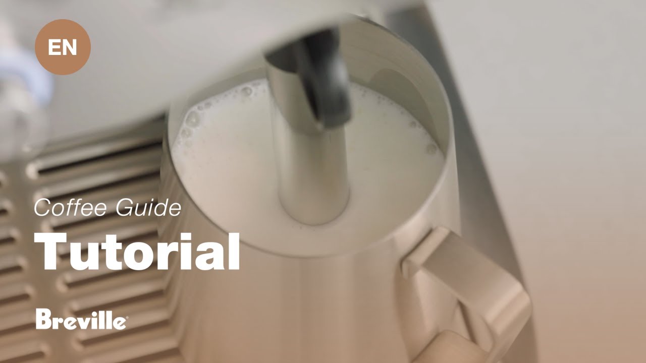 Breville coffee guide tutorial - How to adjust milk temperature and texture