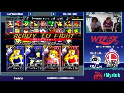 [MvE] Tron (Sheik) & Iori (Peach) vs Zook (Marth) & Suezo (Sheik)