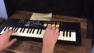 Video thumbnail for Casio MT 220 by Steven Schultz