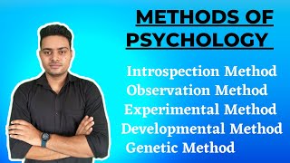 Methods of Psychology !