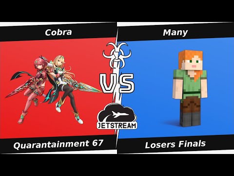 Quarantainment 67 Losers Finals - Cobra (Pyra) Vs Many (Steve) - SSBU