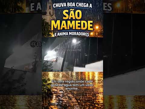 Chuva Boa Chega a São Mamede e Anima Moradores no Sertão da Paraíba #chuvas #nordeste #sertão #pb