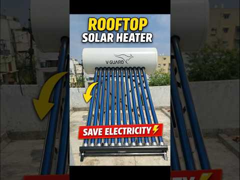 V-Guard solar water heater short installation video 15 — Arun Hitech Coimbatore Tamil Nadu