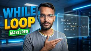 🚀Master Python While Loop in One Video 🔥 | Complete Beginner's Guide + Coding Examples