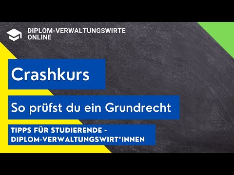 Examining a fundamental right for beginners - structure and systematics