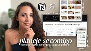 PLANEJE-SE COMIGO PARA OUTUBRO | como eu utilizo a ASTROLOGIA no meu planejamento pessoal