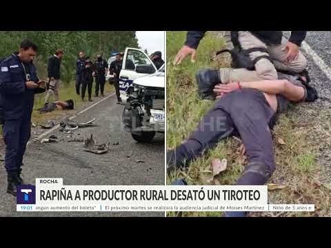 Rapiñaron a un productor rural en Castillos.