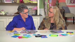 Susan Brubaker Knapp interviews Luana Rubin about trends at the 2018 Festival of Quilts in Birmingham, England on Quilting Arts TV #2303.