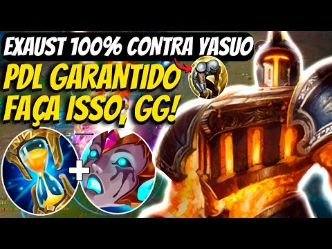 EASY YASUO, EXAUST É GG CERTO | FEZ ISSO É GG | XERATH vs YASUO | MID | LEAGUE OF LEGENDS