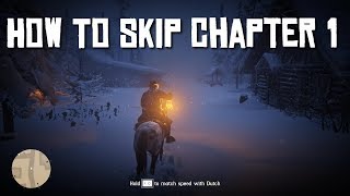 How To Skip Chapter 1 in Red Dead Redemption 2! (Gamesave File)