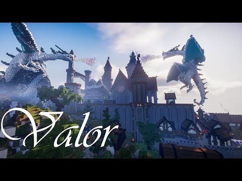 Valor | Medieval Castle | Minecraft Build Timelapse