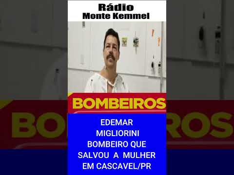 HOMENAGEM AO SARGENTO  EDEMAR MINGLIORINI, QUE SALVOU A VIDA DE UMA JOVEM EM CASCAVEL,  PARANÁ.