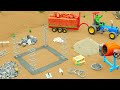 Diy Tractor Making Concrete Mixture Machine House Construction Science Project