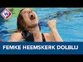 Femke Heemskerk dolblij na plaatsing finale 100 meter - OMROEP WEST