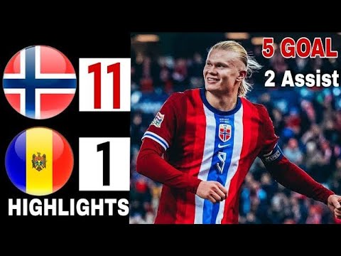 Norway Vs Moldova - All Goals (Highlights)