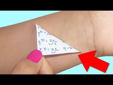 6 TRUCOS PARA COPIAR EN UN EXAMEN, TU MAESTRO JAMAS SE DARÁ CUENTA