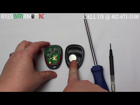 Chevrolet Trailblazer Key Fob Battery Replacement Guide (2002 - 2009)
