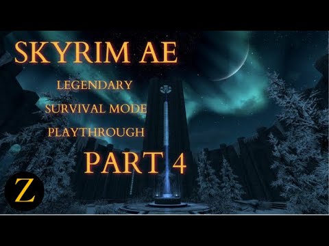 Skyrim Anniversary Edition / Legendary Difficulty Survival Mode Part 4 - College Of Cold