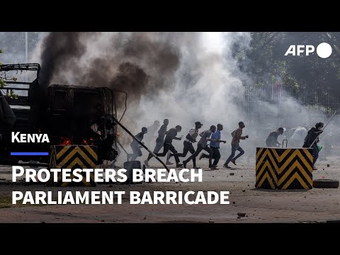 Kenya protesters breach parliament barricade, enter compound (2) | AFP